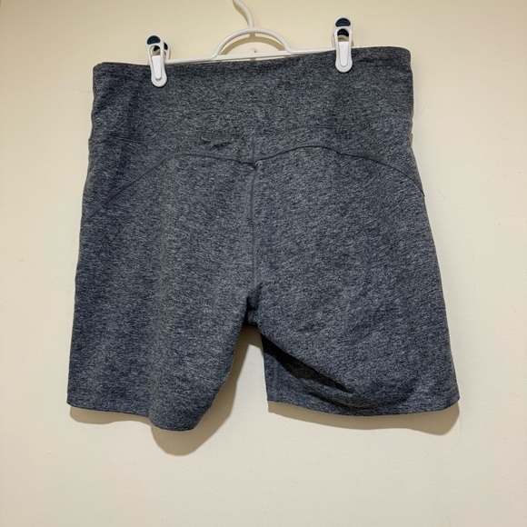 Women’s Zobha Brand Grey Salt and Pepper Gym Workout Athletic Shorts Size XXL - Picture 8 of 13